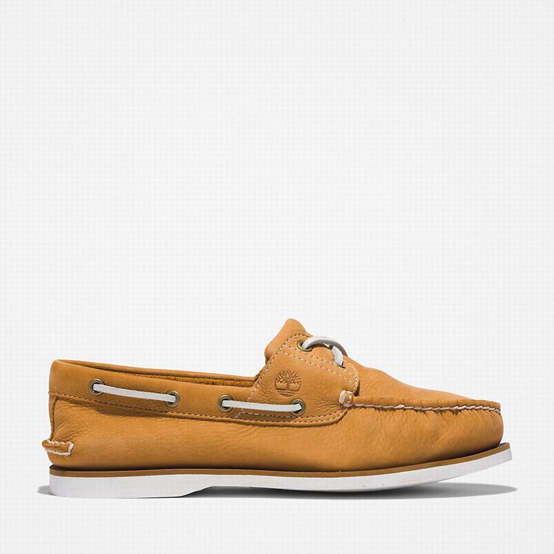 Timberland 2-Eye Classic Boat Shoes Brown | 10995189