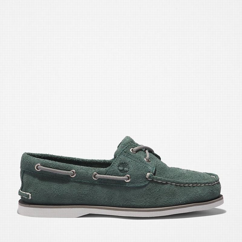 Timberland 2-Eye Classic Boat Shoes Turquoise | 3423273