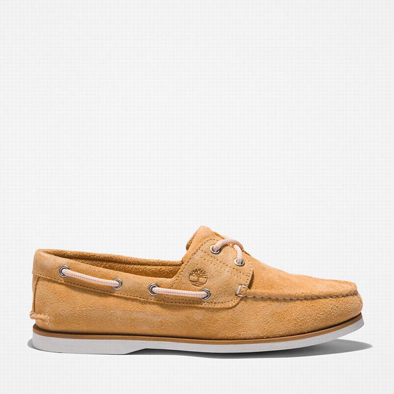 Timberland 2-Eye Classic Boat Shoes Yellow | 22867459