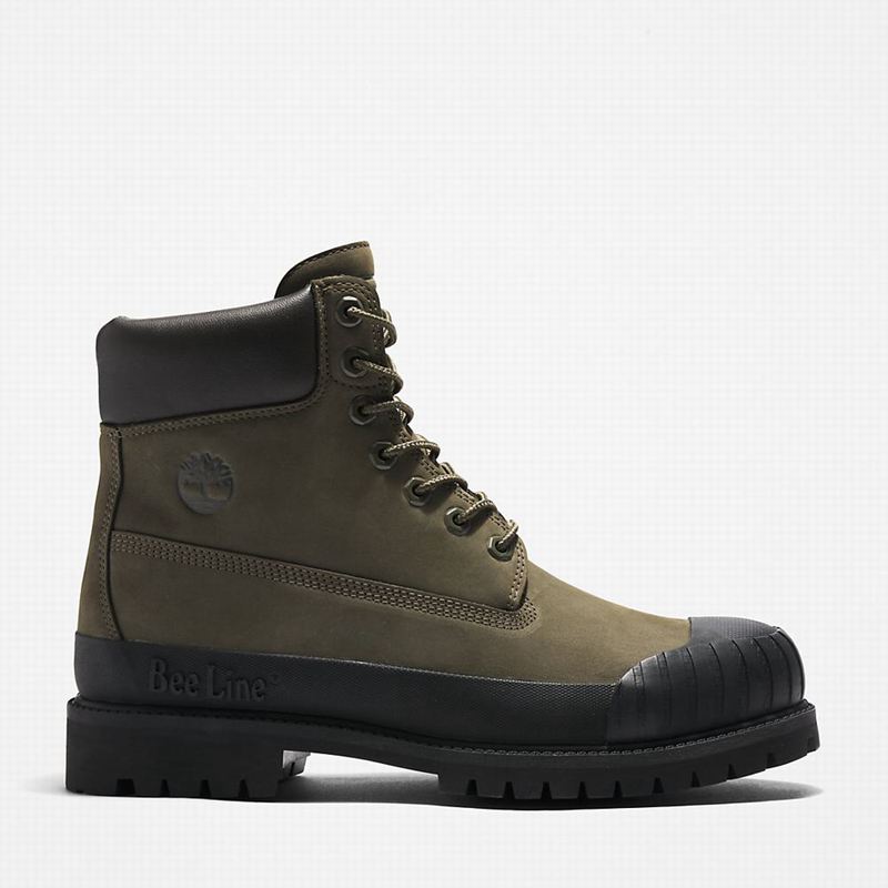 Timberland 6 Inch Rubber Toe Boots Black | 94231168