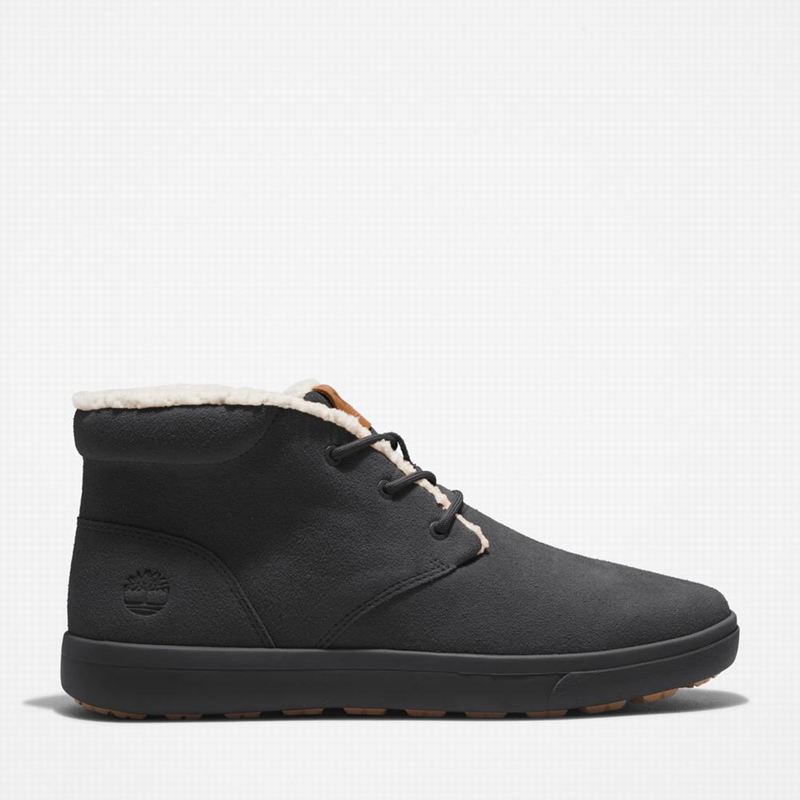 Timberland Ashwood Park Warm-Lined Chukka Boots Black | 44640083