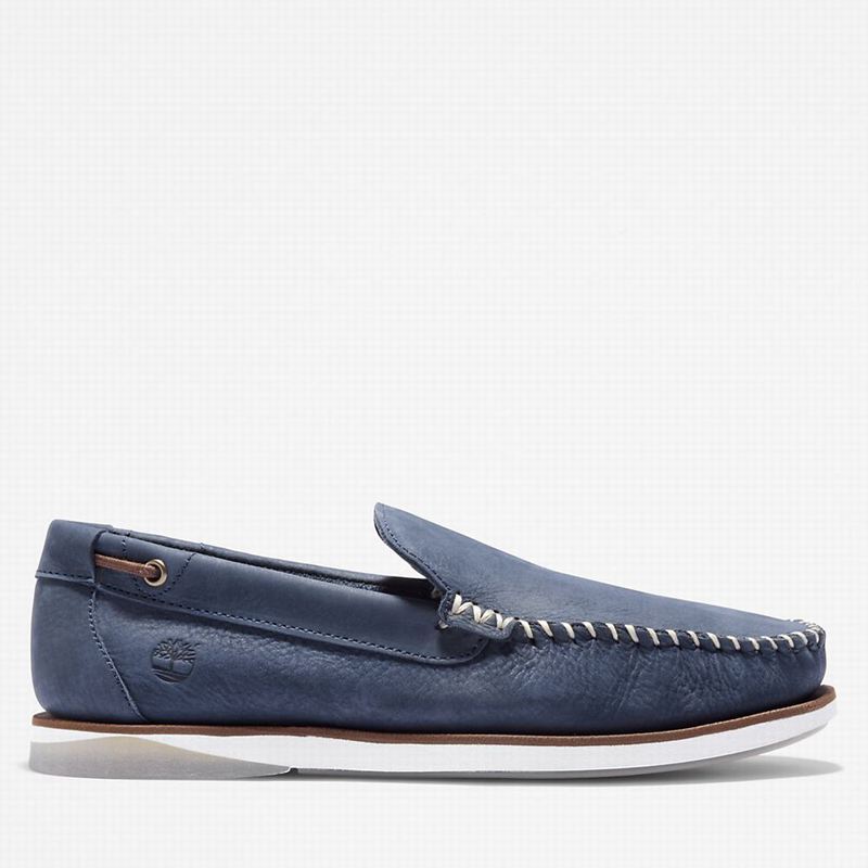 Timberland Atlantis Break Venetian Boat Shoes Navy | 49257902