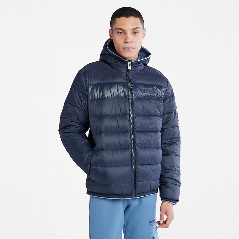 Timberland Axis Peak Puffer Jackets Navy | 49073608