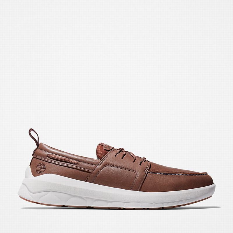 Timberland Bradstreet Ultra Boat Shoes Brown | 5449401