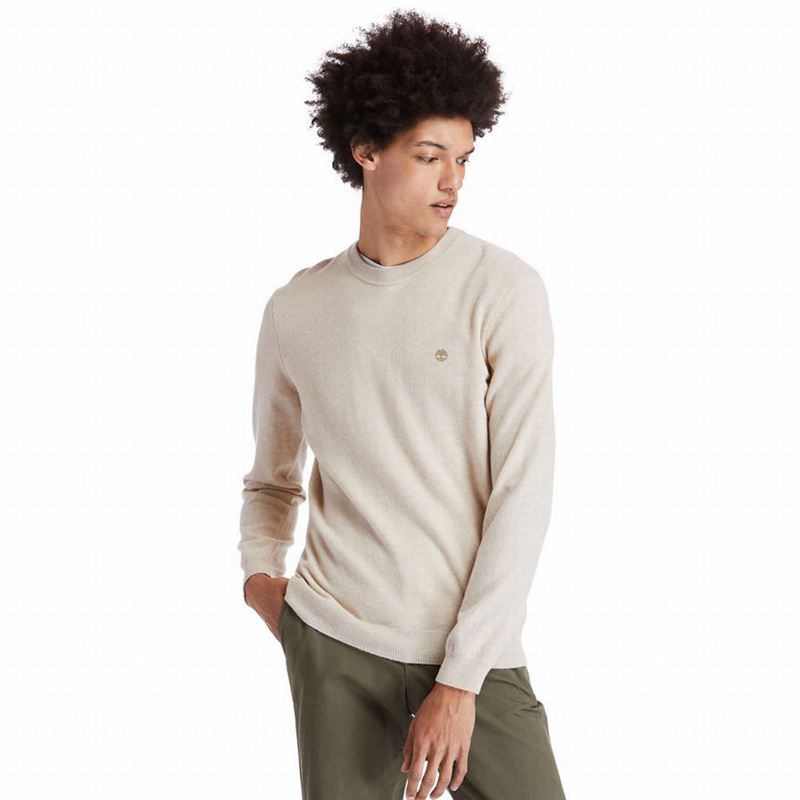Timberland Cohas Brook Crewneck Sweaters Beige | 78645022