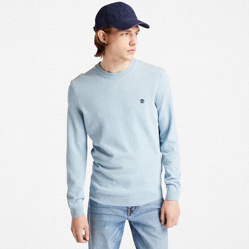 Timberland Cohas Brook Crewneck Sweaters Blue | 84364211