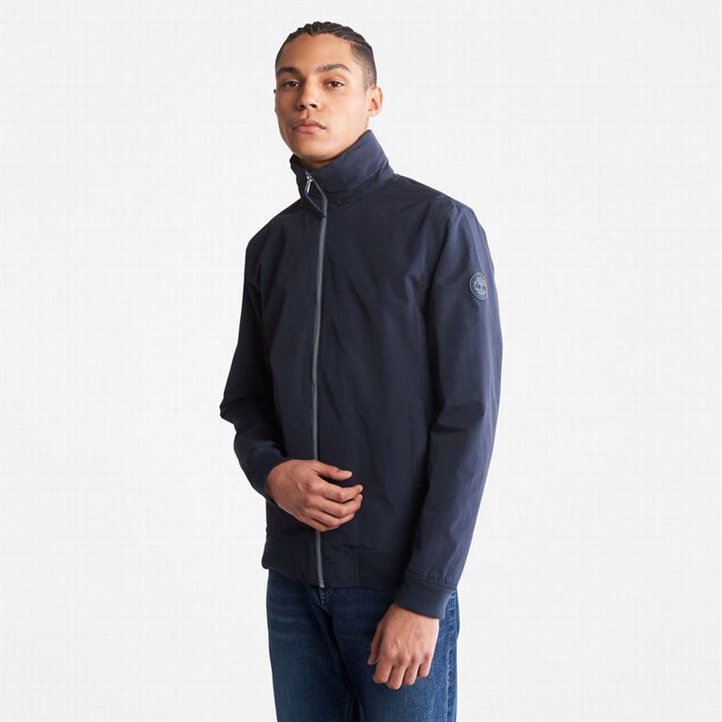 Timberland Corduroy Zip Overshirt Jackets Navy | 16894994
