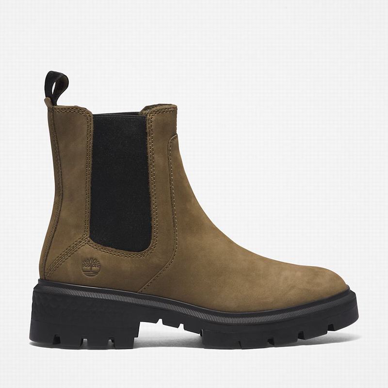 Timberland Cortina Valley Chelsea Boots Olive | 61903102