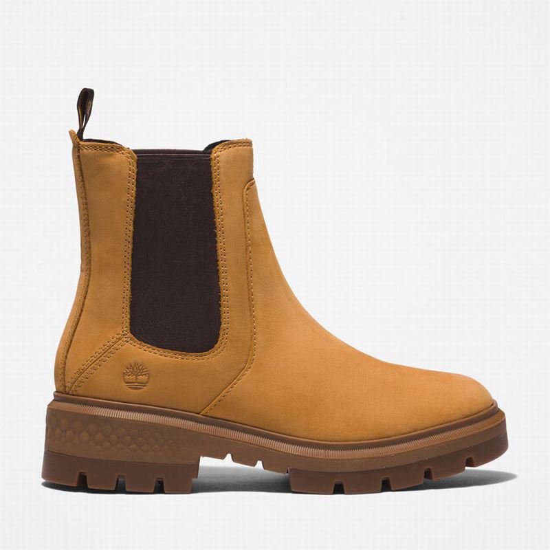 Timberland Cortina Valley Chelsea Boots Yellow | 70509386