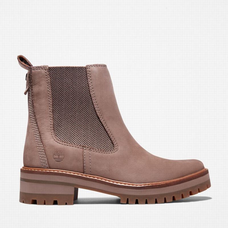 Timberland Courmayeur Valley Chelsea Boots Beige | 544521