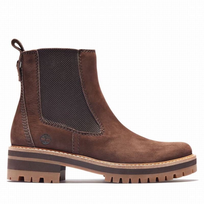 Timberland Courmayeur Valley Chelsea Boots Brown | 77130493