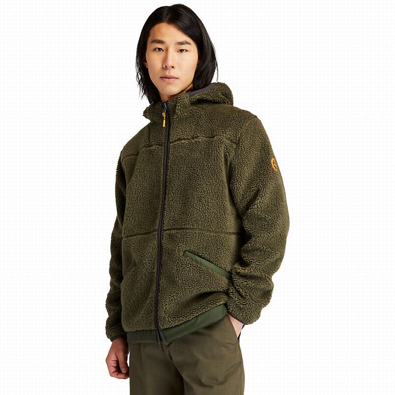 Timberland Ecoriginal Reversible Fleece Jackets Olive | 8649189