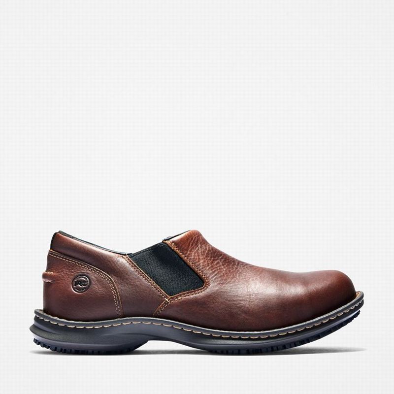 Timberland Gladstone Casual Steel Toe Work Shoes Coffee | 38653870