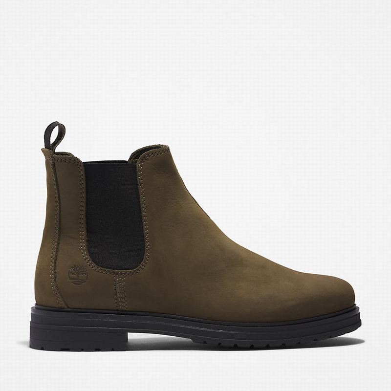 Timberland Hannover Hill Chelsea Boots Olive | 74284524