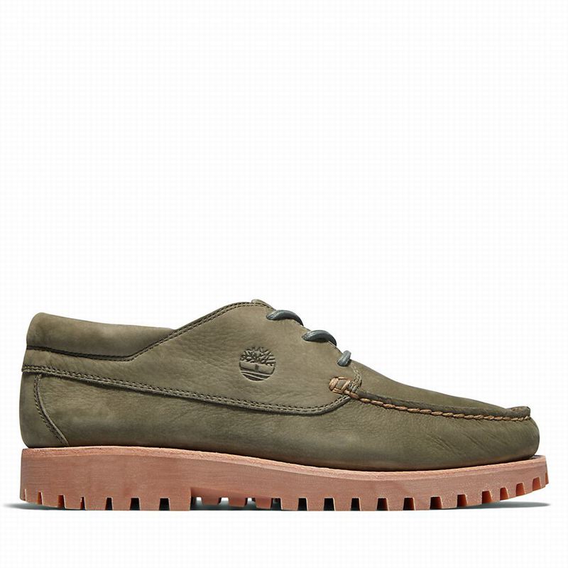 Timberland Jackson's Landing Boat Shoes Olive | 15888260
