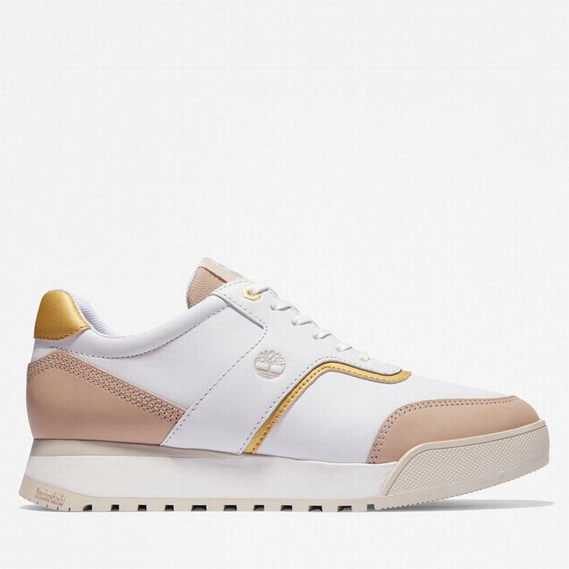 Timberland Miami Coast Leather Sneakers White | 6904045