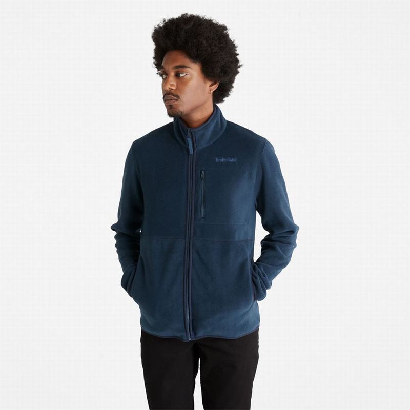 Timberland Mount Willard Zip Fleece Jackets Navy | 87261885