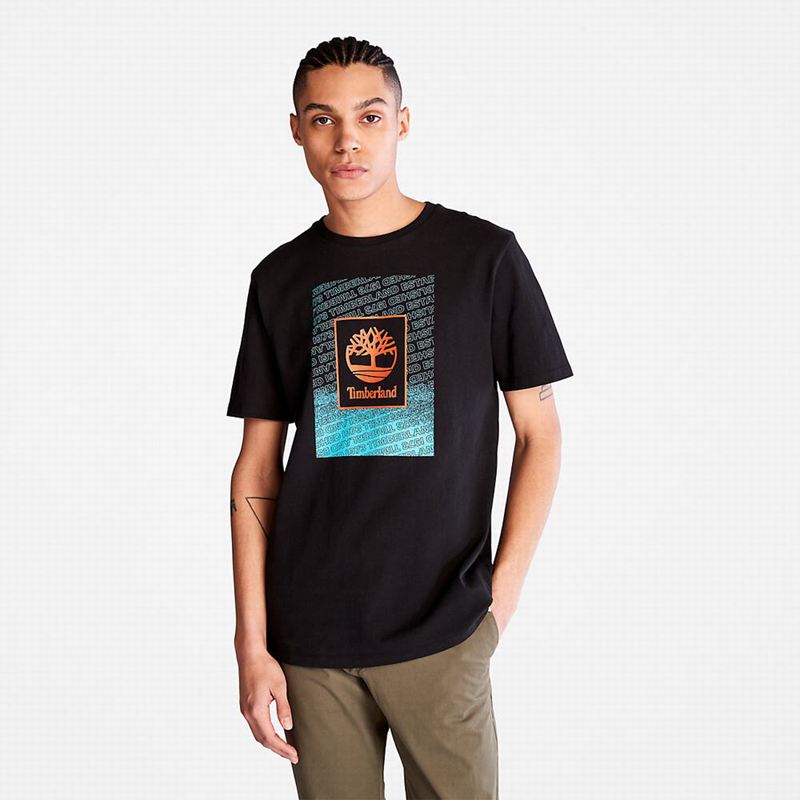 Timberland Multi-logo T-Shirts Black | 98872326