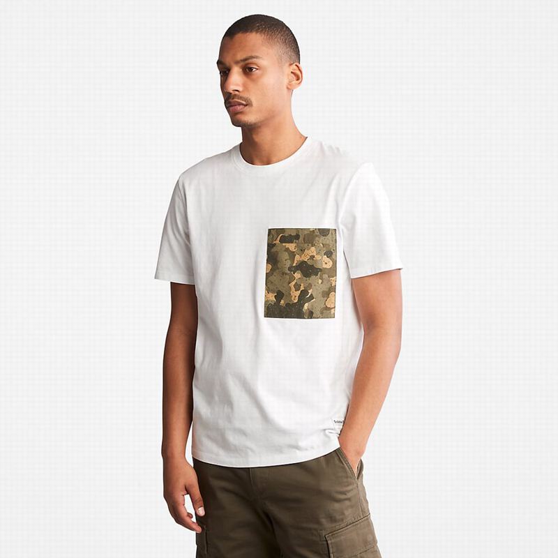 Timberland Outdoor Heritage Boot-Logo T-Shirts White | 56777654
