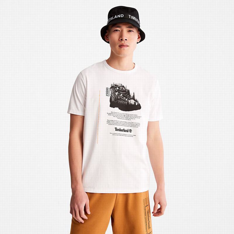 Timberland Outdoor Heritage Camo Tree-Logo T-Shirts White | 59208534