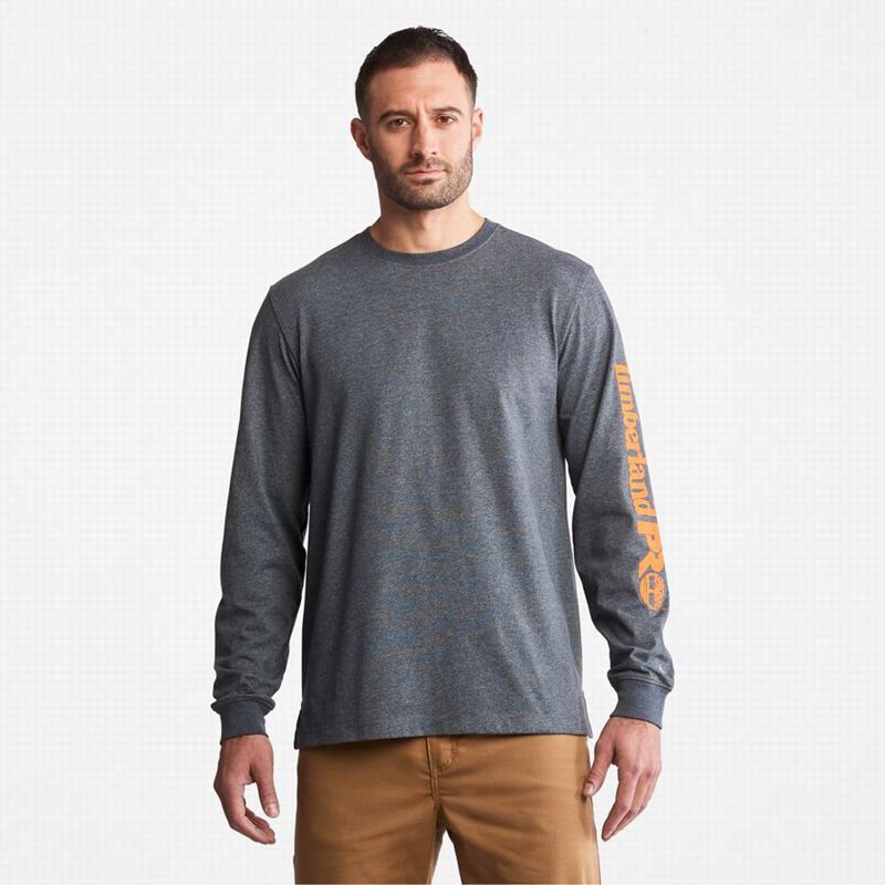 Timberland PRO Base Plate Blended Short-Sleeve T-Shirts Navy | 7999861