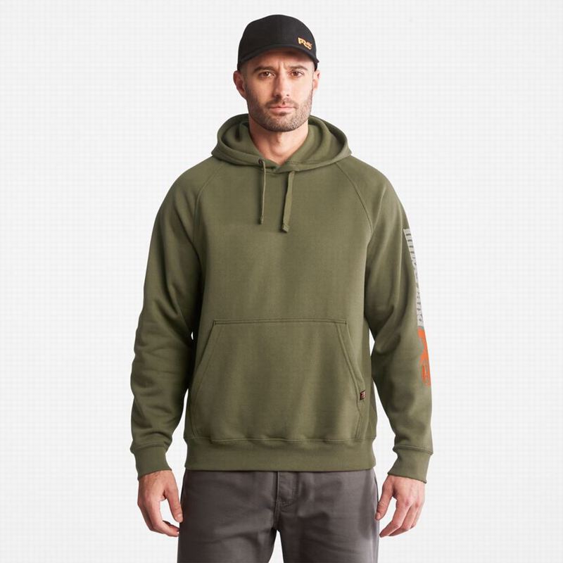 Timberland PRO Hood Honcho Sport Pullover Hoodie Olive | 95726644