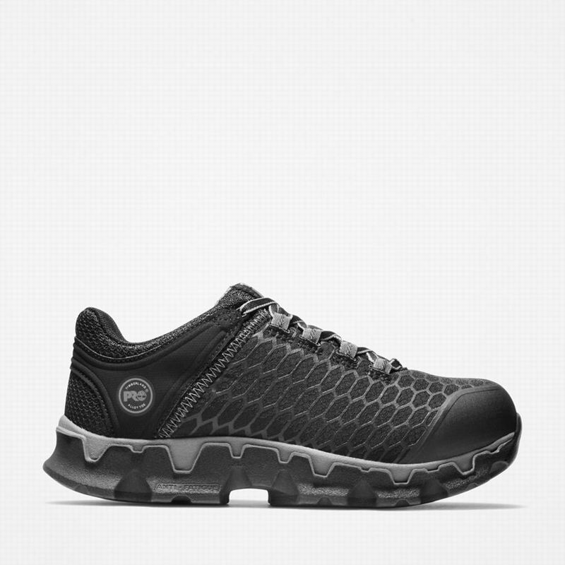 Timberland PRO Powertrain Sport Alloy Toe Work Shoes Black | 15863891