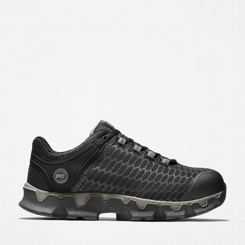 Timberland PRO Powertrain Sport Alloy Toe Work Shoes Black | 36666010