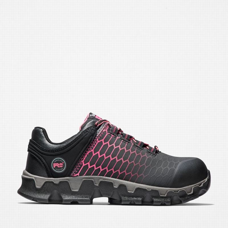 Timberland PRO Powertrain Sport Alloy Toe Work Shoes Pink | 47166289
