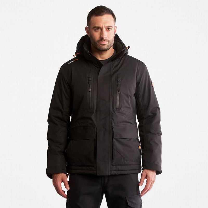 Timberland Plaid Fleece Overshirt Waterproof Jackets Black | 77167773