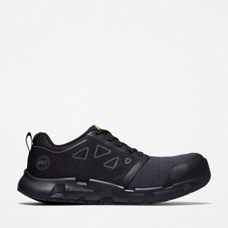 Timberland Powertrain Sprint Alloy Toe Work Shoes Black | 99859478