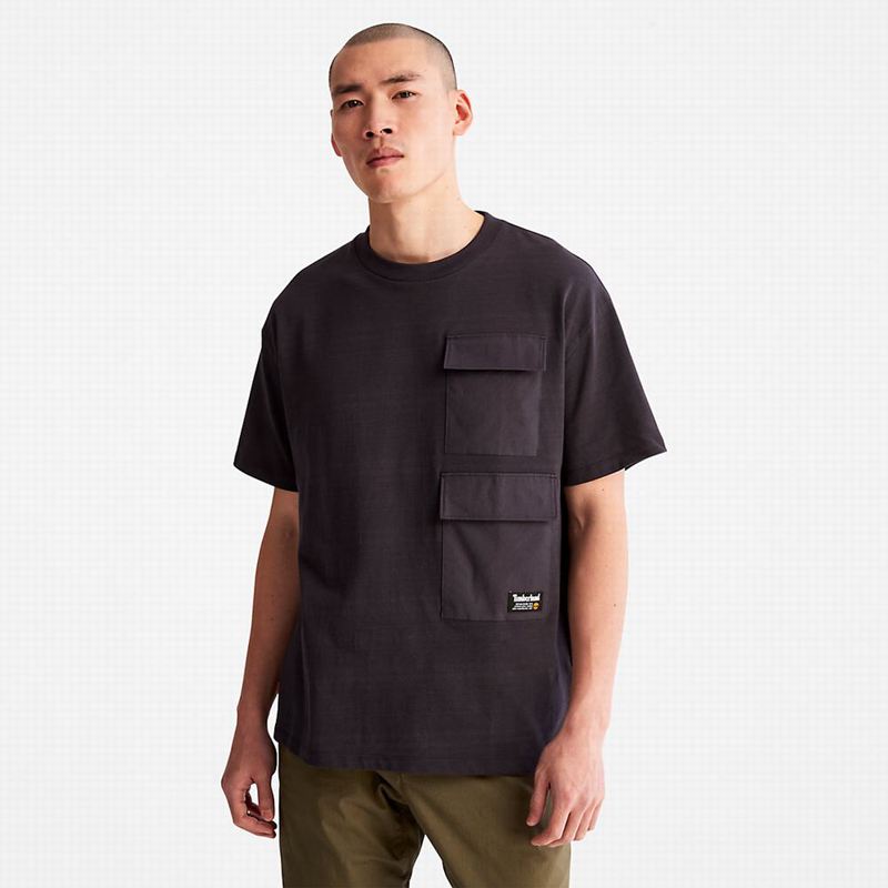 Timberland Progressive Utility Multi-pocket T-Shirts Black | 75669888