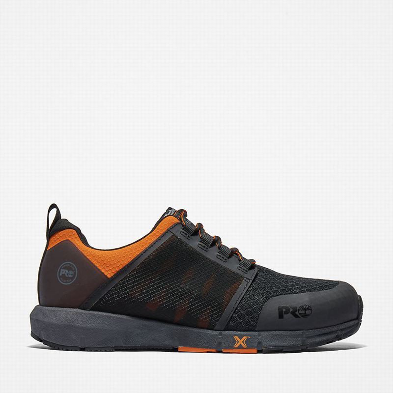 Timberland Radius Alloy-Toe Work Shoes Black | 54870175