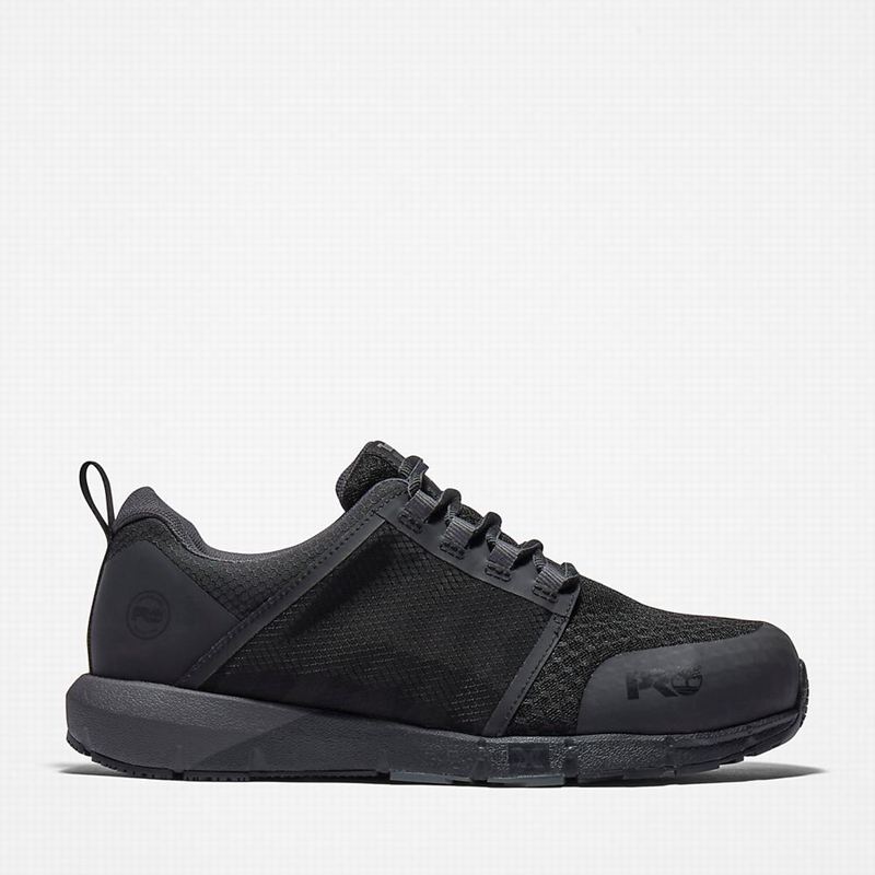 Timberland Radius Alloy-Toe Work Shoes Black | 56719973