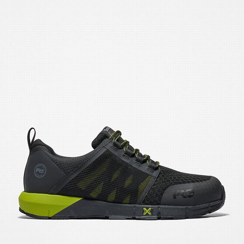 Timberland Radius Alloy-Toe Work Shoes Black | 97359513
