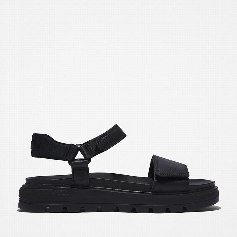 Timberland Ray City Ankle Strap Sandals Black | 98217035