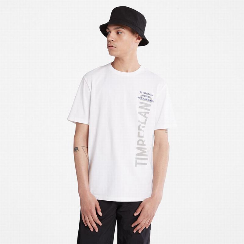 Timberland RefibraTechnology T-Shirts White | 13944488