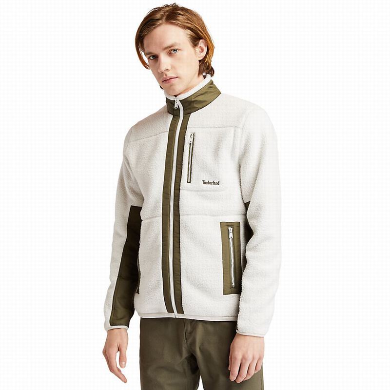 Timberland Sherpa Fleece Jackets White | 1936012