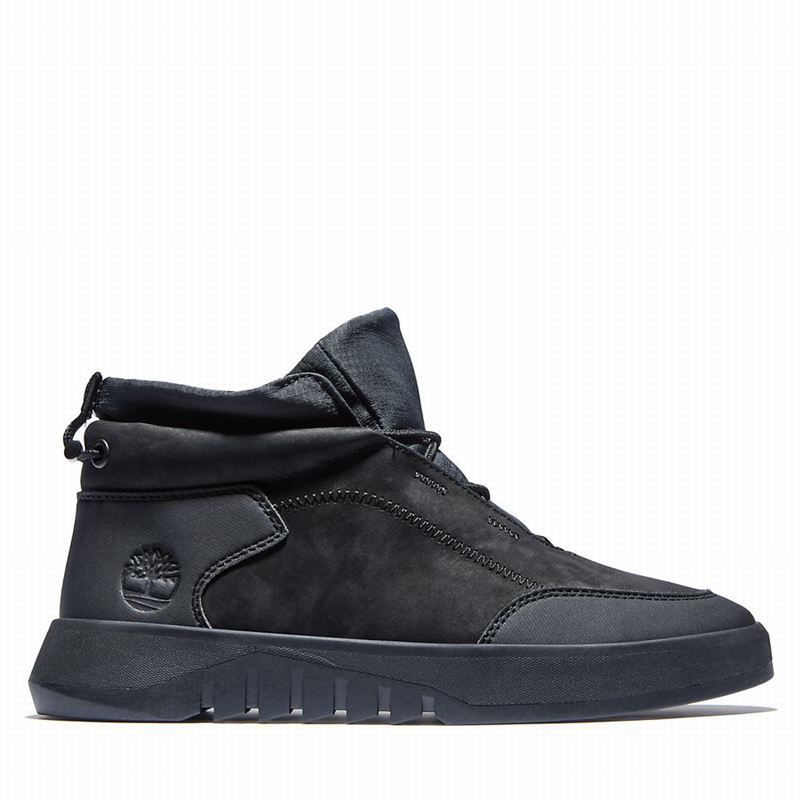 Timberland Supaway Leather Chukka Boots Black | 47366591
