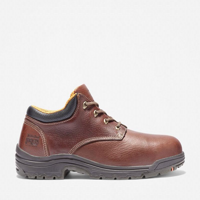 Timberland TiTAN Casual Alloy Toe Work Shoes Burgundy | 32064741