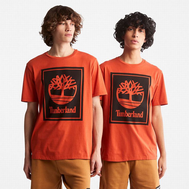 Timberland Timber CHILLPocket T-Shirts Orange | 52803227