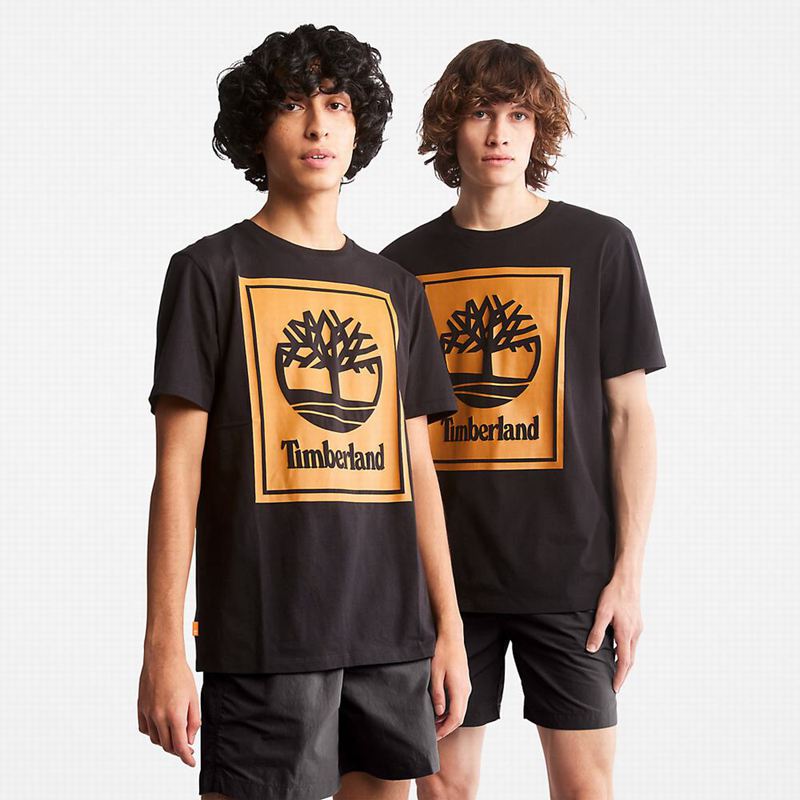 Timberland Timber Fresh Graphic T-Shirts Black | 45261943