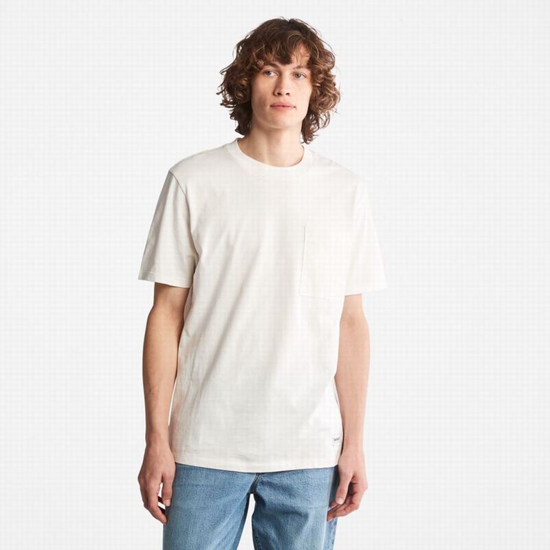 Timberland Tree Logo T-Shirts White | 83503227
