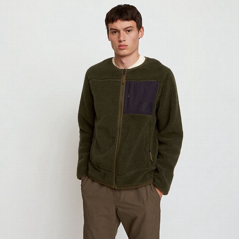 Timberland x WoodWood CLS Fleece Jackets Olive | 1875881